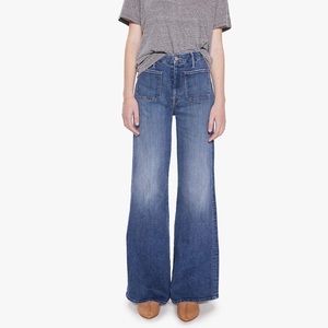 Mother Patch Pocket Roller Skimp Jeans
